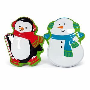 Lot of 2 - 2015 Christmas Gift Box 8.9" x 7.24" x 1.77" & 8.94" x 7.04" x 1.77"